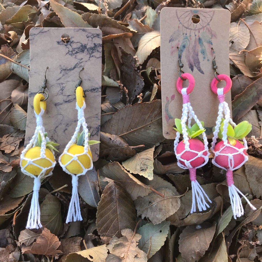 Plant Hanger Earrings